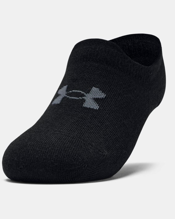 Unisex UA Ultra Lo – 3-Pack Socks, Black, pdpMainDesktop image number 1